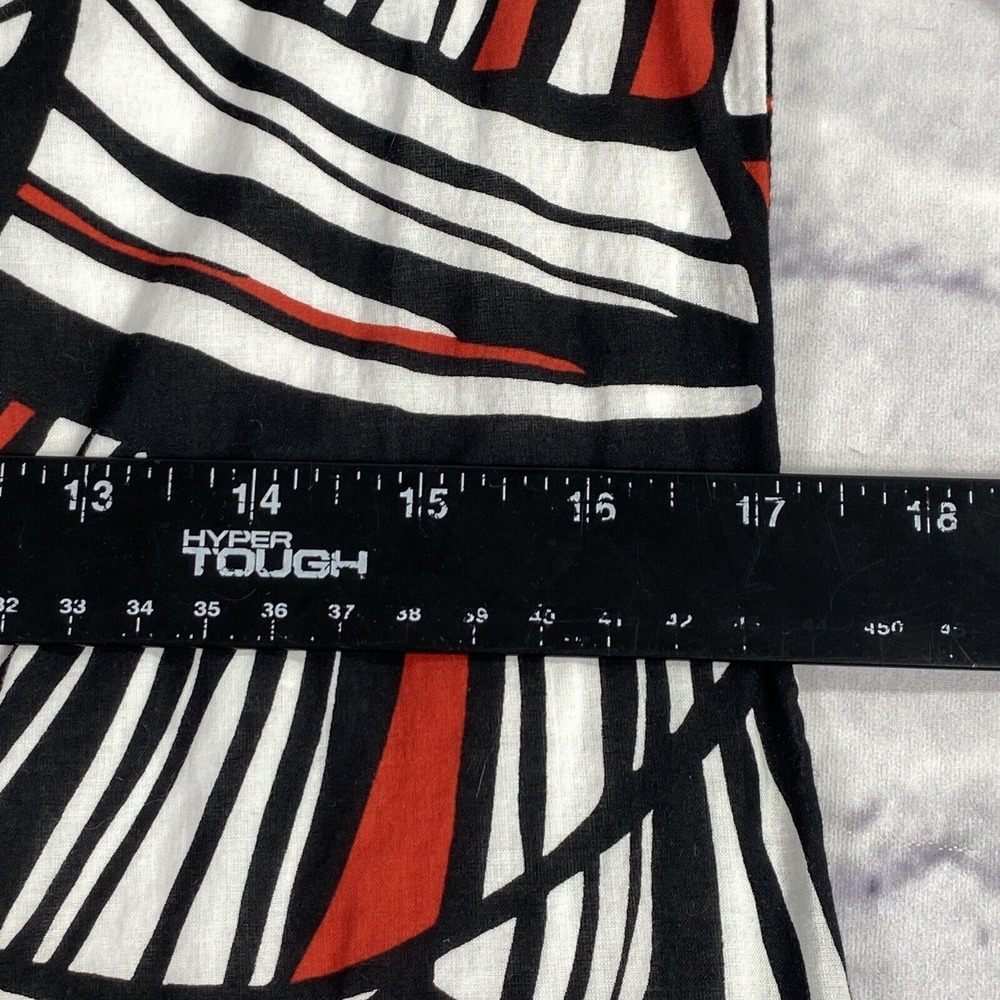 Trina Turk Women's Shift Dress Size 6 Split Neck Abstract Lined 2114533 No Belt - Picture 8 of 16